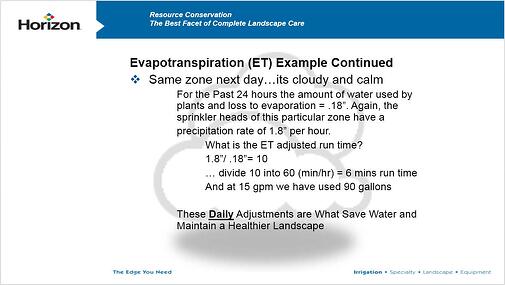 evapotranspiration example 2