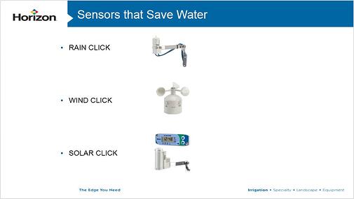 3 sensors that save water